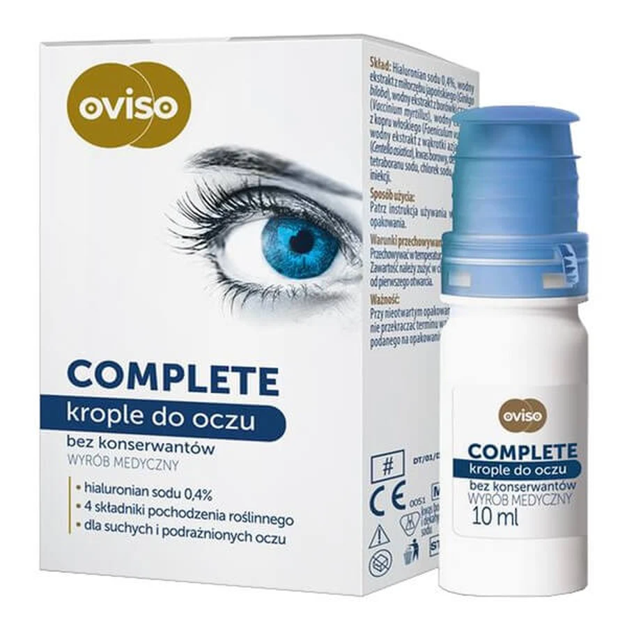Oviso Complet, collyre sans conservateur, 10 ml