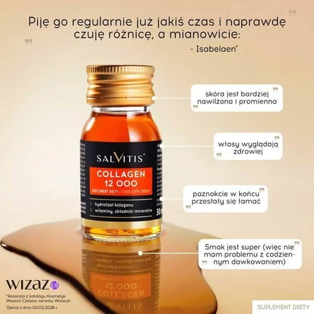 Salvitis Mix set Salvitis Hyaluron 250, 15 st. + Salvitis Collageen 12.000, 15 st.