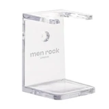 Men Rock, transparante scheerkwasthouder, 1 stuk.