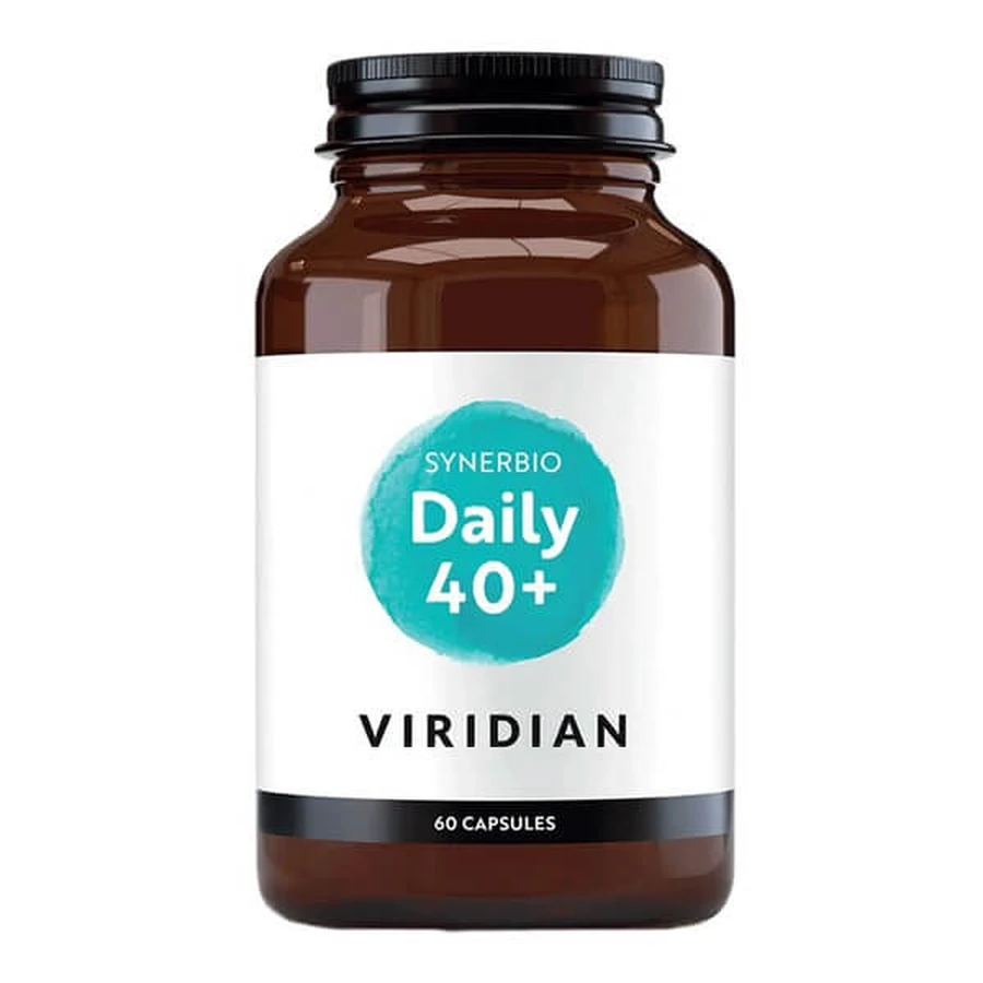 Viridian Flora Bacterial Synbiotic 40+, capsules, 60 stuks.