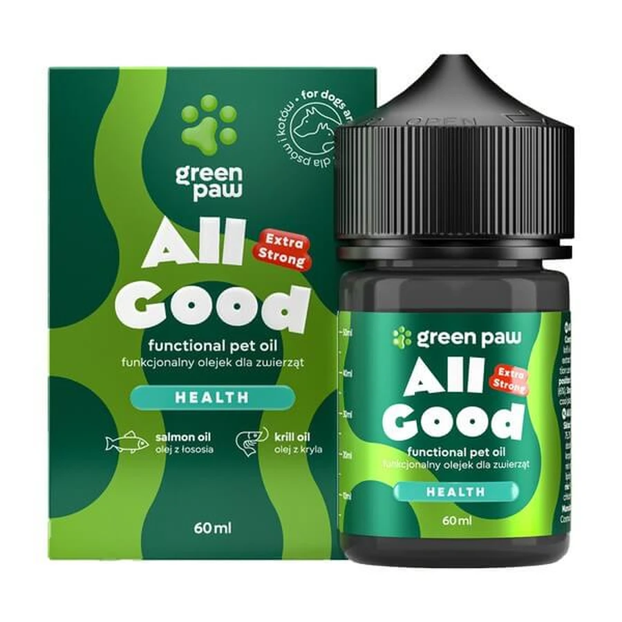 Green Paw All Good, functionele dierenolie, 60 ml
