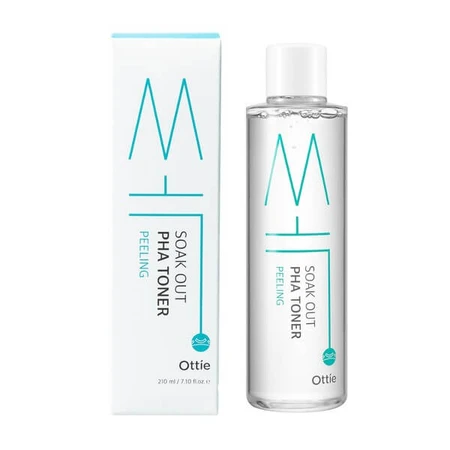 Ottie Soak Out, tonique pour le visage avec acide PHA, 210 ml