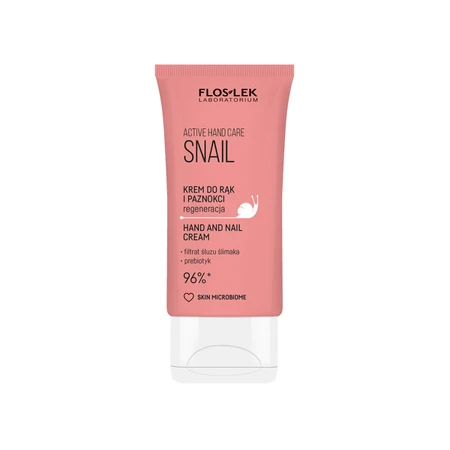 Flos-lek Set Hand &amp; Lip Duo Verzorging Slak, handcrème, 50 ml + lippenstift, 4 g