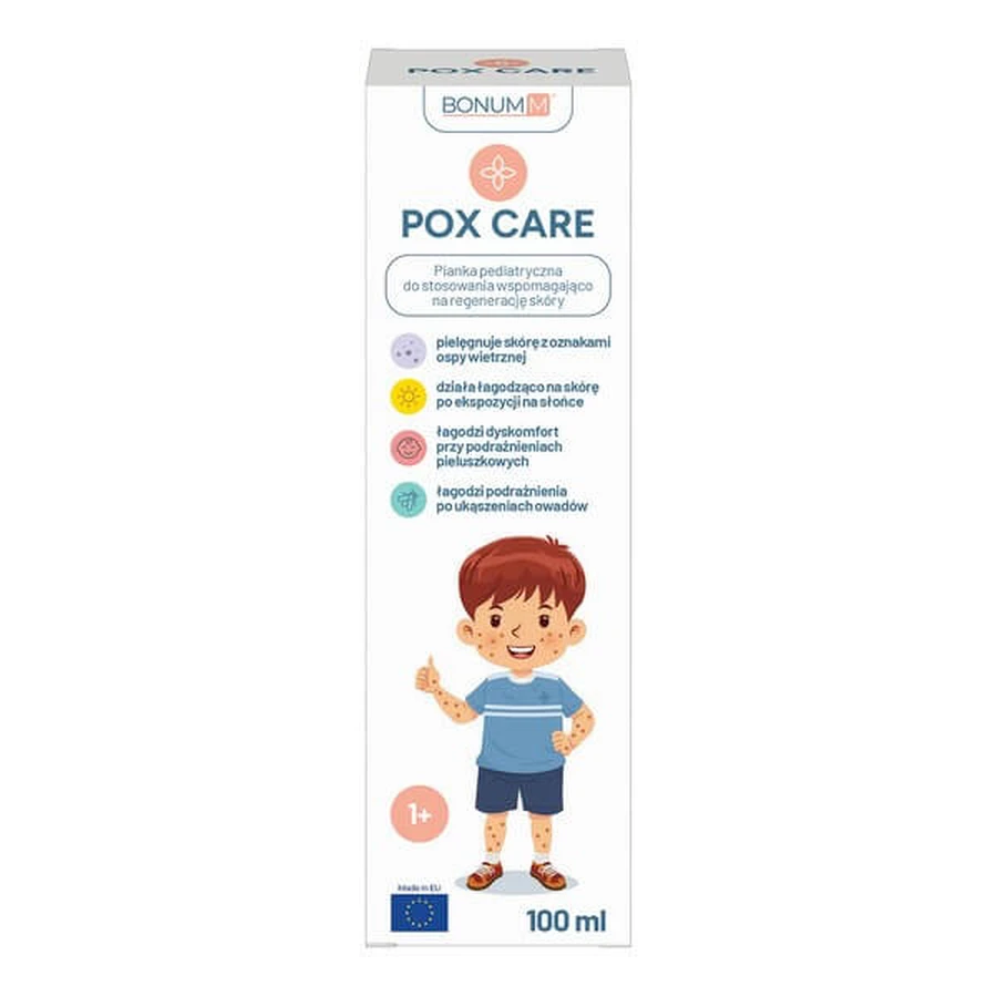 Pox Care, spumă, pediatric, 100 ml