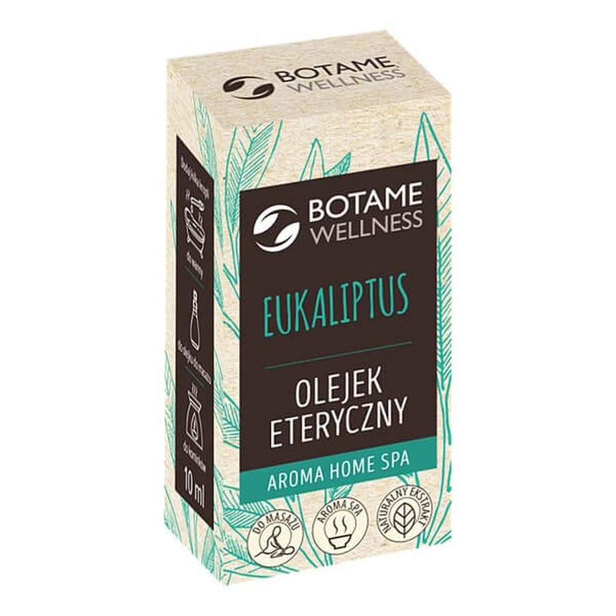 Botame Wellness, Ätherisches Öl, Eukalyptus, 10 ml
