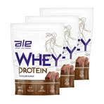 Lote de 3x ALE Whey Protein Sabor Chocolate