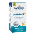 Nordic Naturals, Omega-3D 690 mg, capsule, aromă de lămâie, 120 buc.
