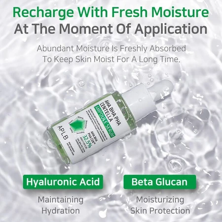 APLB AHA BHA PHA Centella Ampoule, ser facial, 40 ml