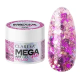 Claresa Mega Star Art Gel, Verschönerungsgel, Pink Pixel, 10 g