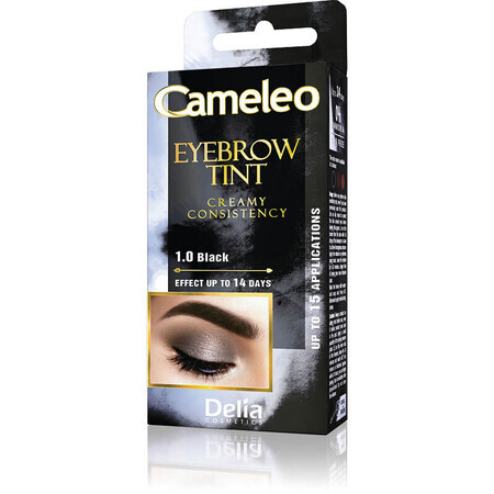 Augenbrauenfärbecreme Schwarz, 15 ml, Delia Cosmetics