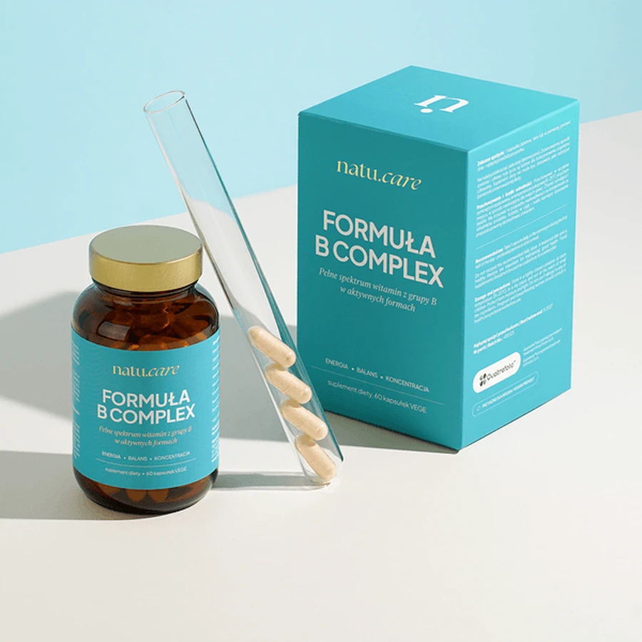 Natu Care Formula B Complex, Kapseln, 60 Stück.