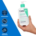 CeraVe Set, reinigendes Reinigungsgel mit Ceramiden für normale und fettige Haut, 473 ml + feuchtigkeitsspendende Gesichtscreme mit Ceramiden, 52 ml