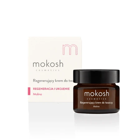 Mokosh crème visage régénérante anti-pollution, mini framboise, 15 ml