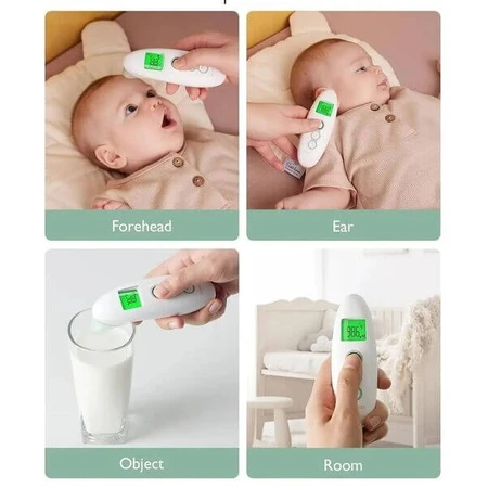 Momcozy Contactloze voorhoofd- en oorthermometer, 1 st.