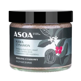 Asoa, peeling cukrowo-kawowy Kawa i Cynamon, 250 ml