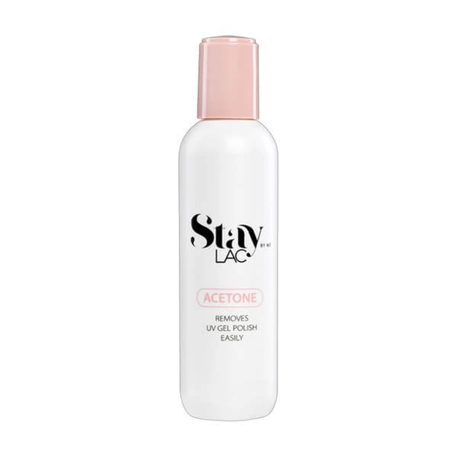 Staylac, nail polish remover with acetone, 100 ml