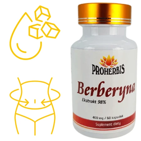 Proherbis Berberine, capsules, 60 st.