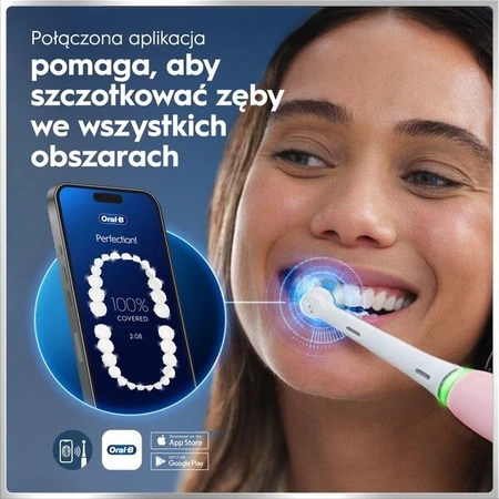 Oral-B iO 6N, periuță de dinți electrică, Pink Sand, 1 buc.