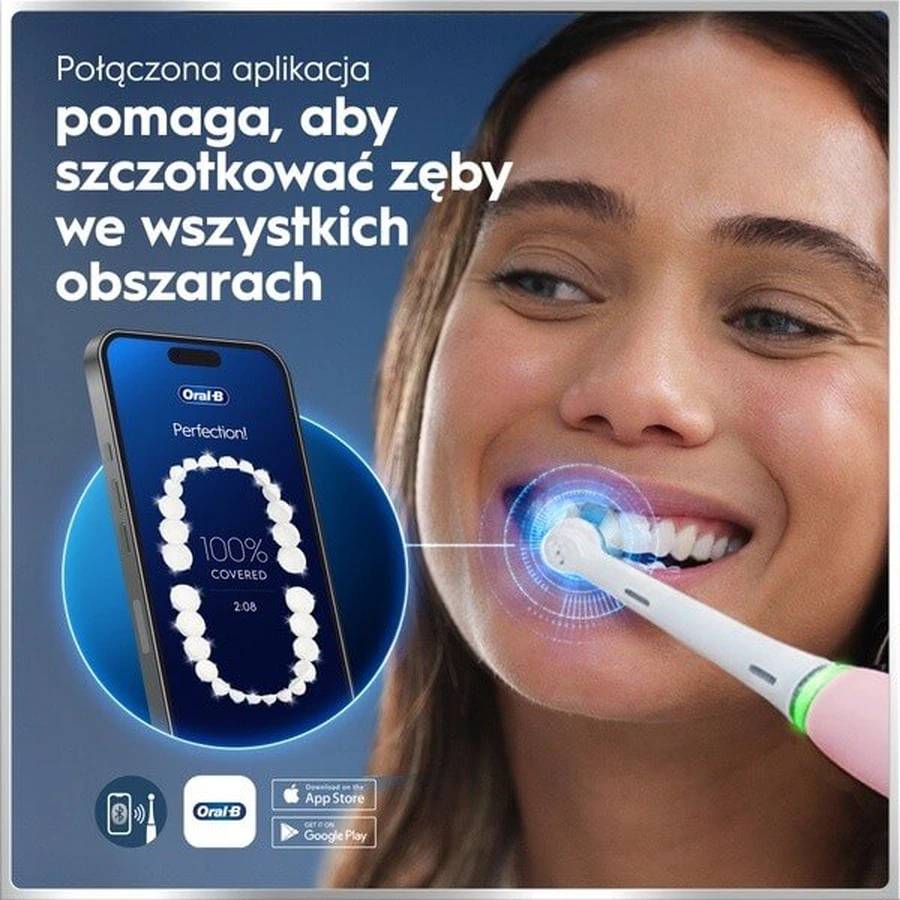 Oral-B iO 6N, periuță de dinți electrică, Pink Sand, 1 buc.