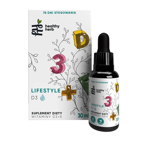 Healthy Herb Lifestyle D3, krople, 30 ml: ceny i cechy