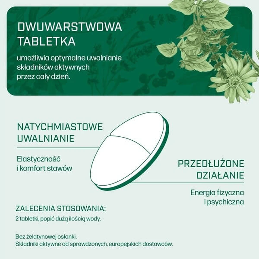 Iana Joint Flexibility + Energy, tablets, 60 pcs.
