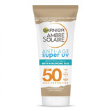 Crema de fata antirid cu protectie solara SPF 50 Ambre Solaire, 50 ml, Garnier