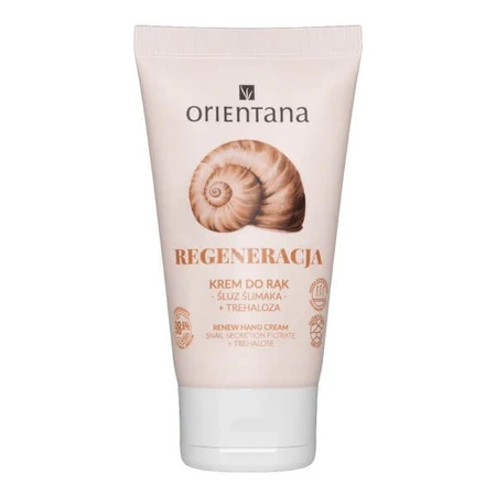 Orientana, cremă de mâini naturală cu mucus de melc, 50 ml