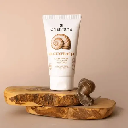 Orientana, cremă de mâini naturală cu mucus de melc, 50 ml
