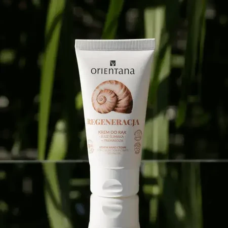 Orientana, cremă de mâini naturală cu mucus de melc, 50 ml