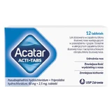 Acatar Acti Tabs, 60 mg + 2,5 mg, comprimés, 12 pcs.