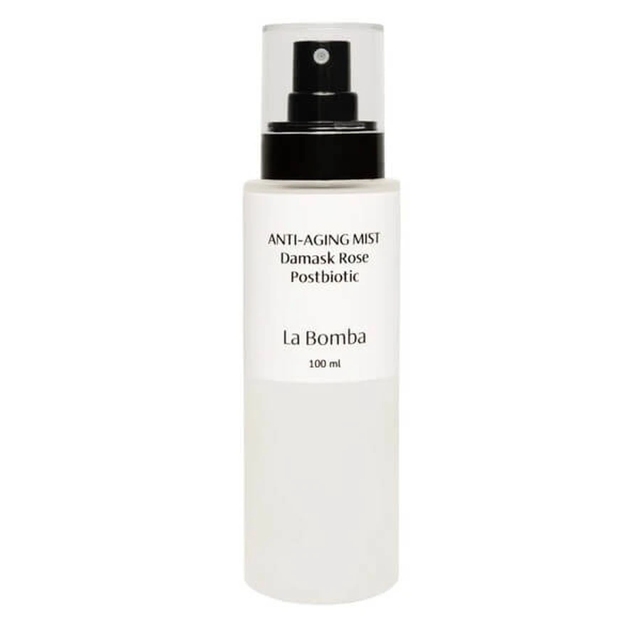 La Bomba, Anti-Aging Mist Damask Rose Postbiotic, 100 ml.