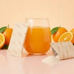 Sundose Everyday For Skin Anti-Aging, Pulverbeutel, Orangengeschmack, 15 Stück.