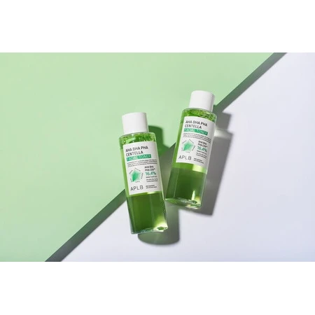APLB AHA BHA PHA Centella Facial Toner, toner de curățare facială cu acizi și Centella, 160 ml