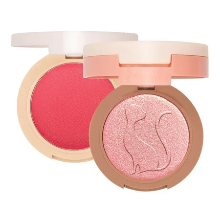 J.Cat Beauty 2 in 1 Piece of Cake Blush + Highlighter, 2-in-1 Rouge und Highlighter 102 Cherry Sweet, 12,1 g