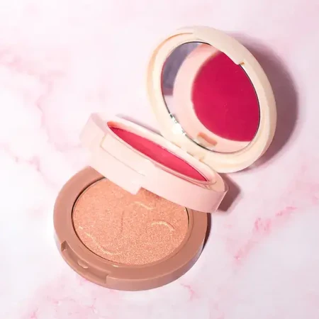 J.Cat Beauty 2 in 1 Piece of Cake Blush + Highlighter, 2-in-1 Rouge und Highlighter 102 Cherry Sweet, 12,1 g