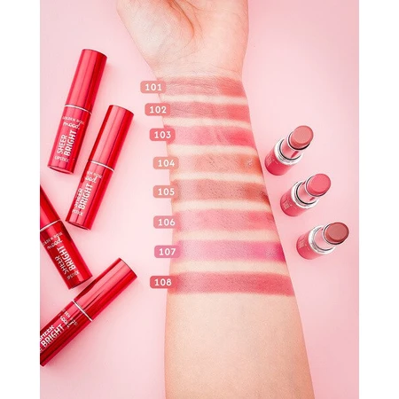 Golden Rose Mood Sheer Bright Lipstick, ruj lucios, 106, 3.3 g