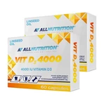 Zestaw 2 x Allnutrition Vit D3 4000, kapsułki, 60 szt.: ceny i cechy