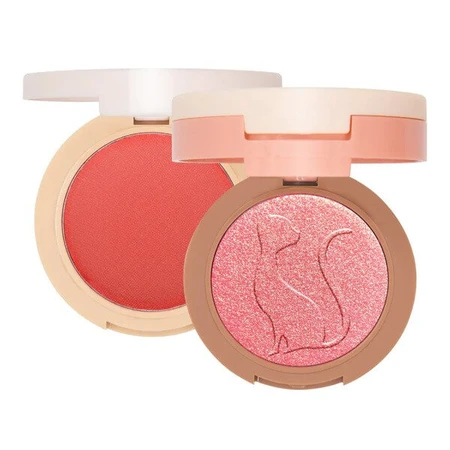 J.Cat Beauty 2 in 1 Piece of Cake Blush + Highlighter, 2-in-1 Rouge und Highlighter 105 One in a melon, 12,1 g