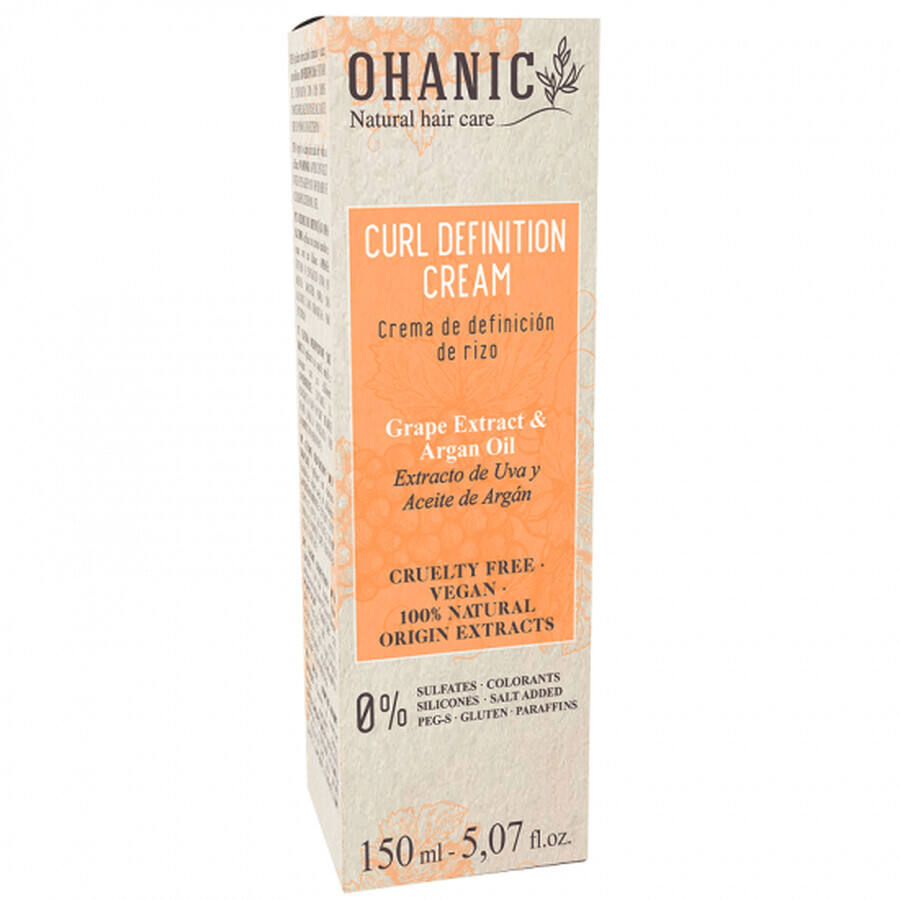 Crema pentru definirea buclelor, 150 ml, Ohanic