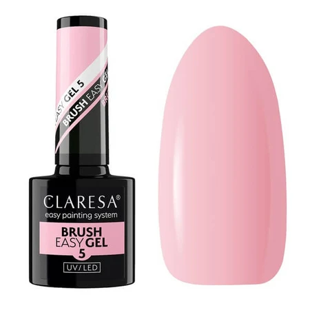 Claresa Brush Easy Gel 5, gel de unghii, 5 g