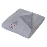 Babymatex Pattern, manta de bambú, 80 x 100 cm, gris, 1 ud.