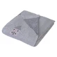 Babymatex Pattern, Bambusdecke, 80 x 100 cm, grau, 1 Stk.