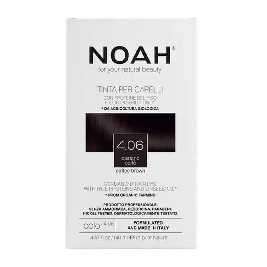 NOAH, Haarfärbemittel, 4.06 Kaffeebraun, 140 ml