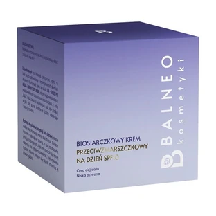 Balneocosmetics, biosulfidecrème, antirimpel, overdag, 50 ml