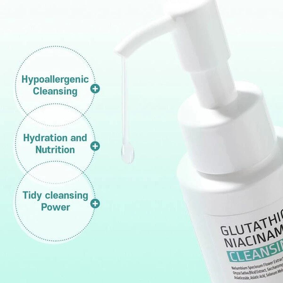 APLB Glutathione Niacinamide Cleansing Oil, aceite limpiador facial, 105 ml