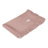 Lionelo Mousseline Deken, mousseline deken voor baby's, Dusty Pink, 1 stuk.