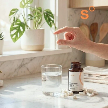 Sundose Vitamine D3 Vege 2000 IU, gélules dures, 60 pcs.