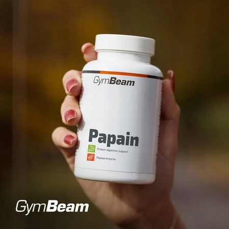 GymBeam Papaina, capsule, 90 pezzi.