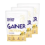 Set of 3 x ALE Gainer Protein Vanilla Flavor