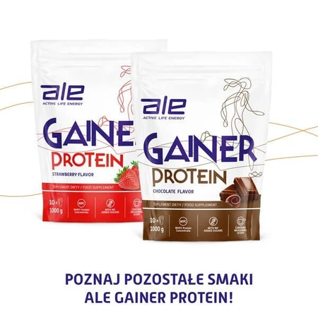 Set of 3 x ALE Gainer Protein Vanilla Flavor
